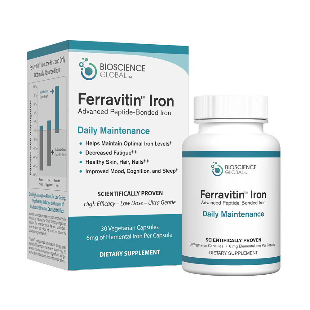 Ferravitin™ Daily Maintenance – Daily Iron Supplement for Women’s Energy and Ferritin Support