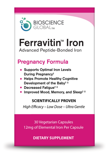 Ferravitin™ Pregnancy Formula – Iron Supplement for Pregnant Women with Fatigue or Low Ferritin