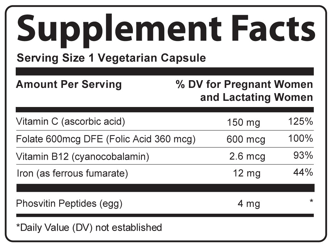 Ferravitin™ Pregnancy Formula – Iron Supplement for Pregnant Women with Fatigue or Low Ferritin
