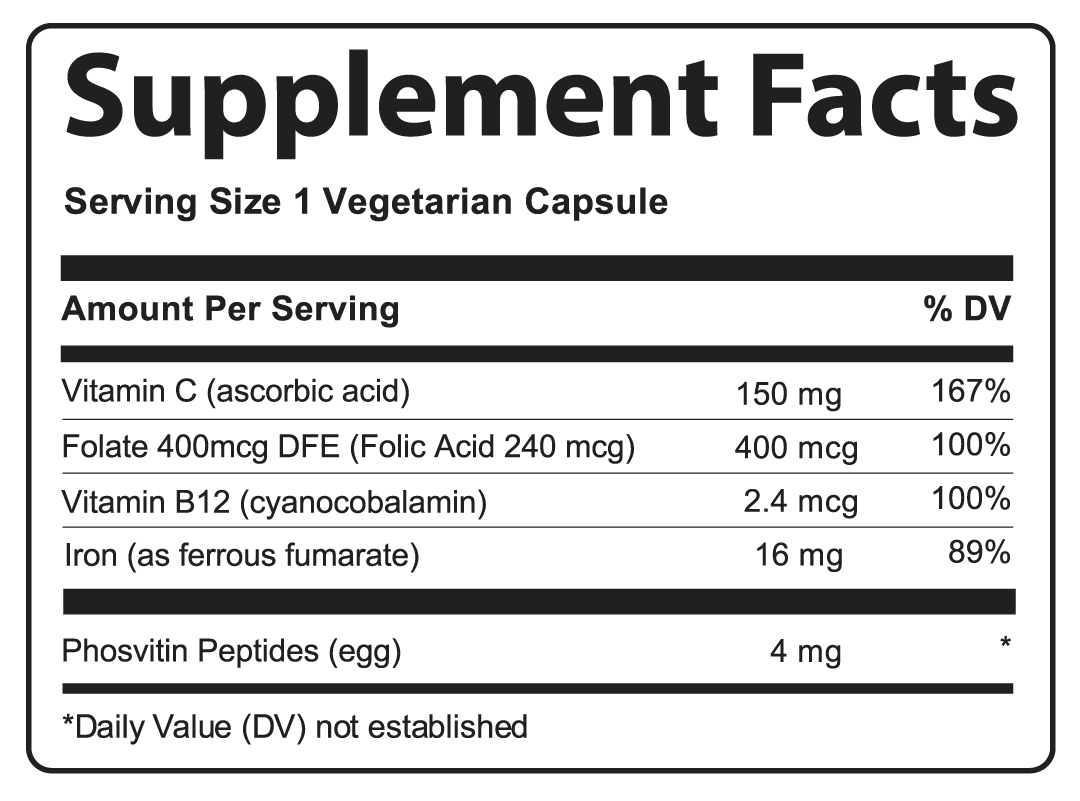 Ferravitin™ Rapid Restoration – Fast-Acting Iron Supplement for Women with Anemia or Low Iron