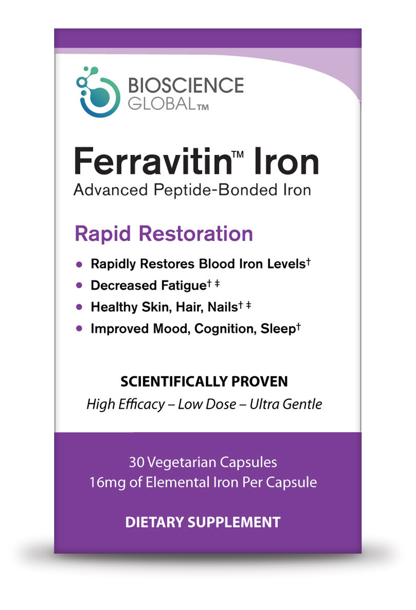 Ferravitin™ Rapid Restoration – Fast-Acting Iron Supplement for Women with Anemia or Low Iron